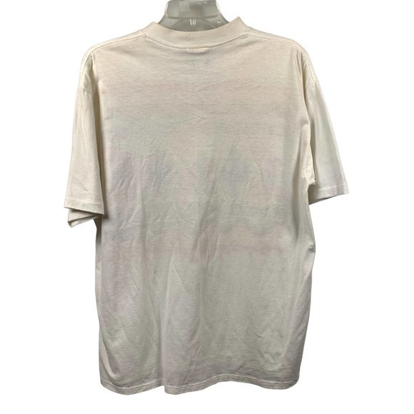 K.W.B.L Los Angeles VTG Puff Paint Glitter Mirror T-shirt Sz One Size - Picture 2 of 4